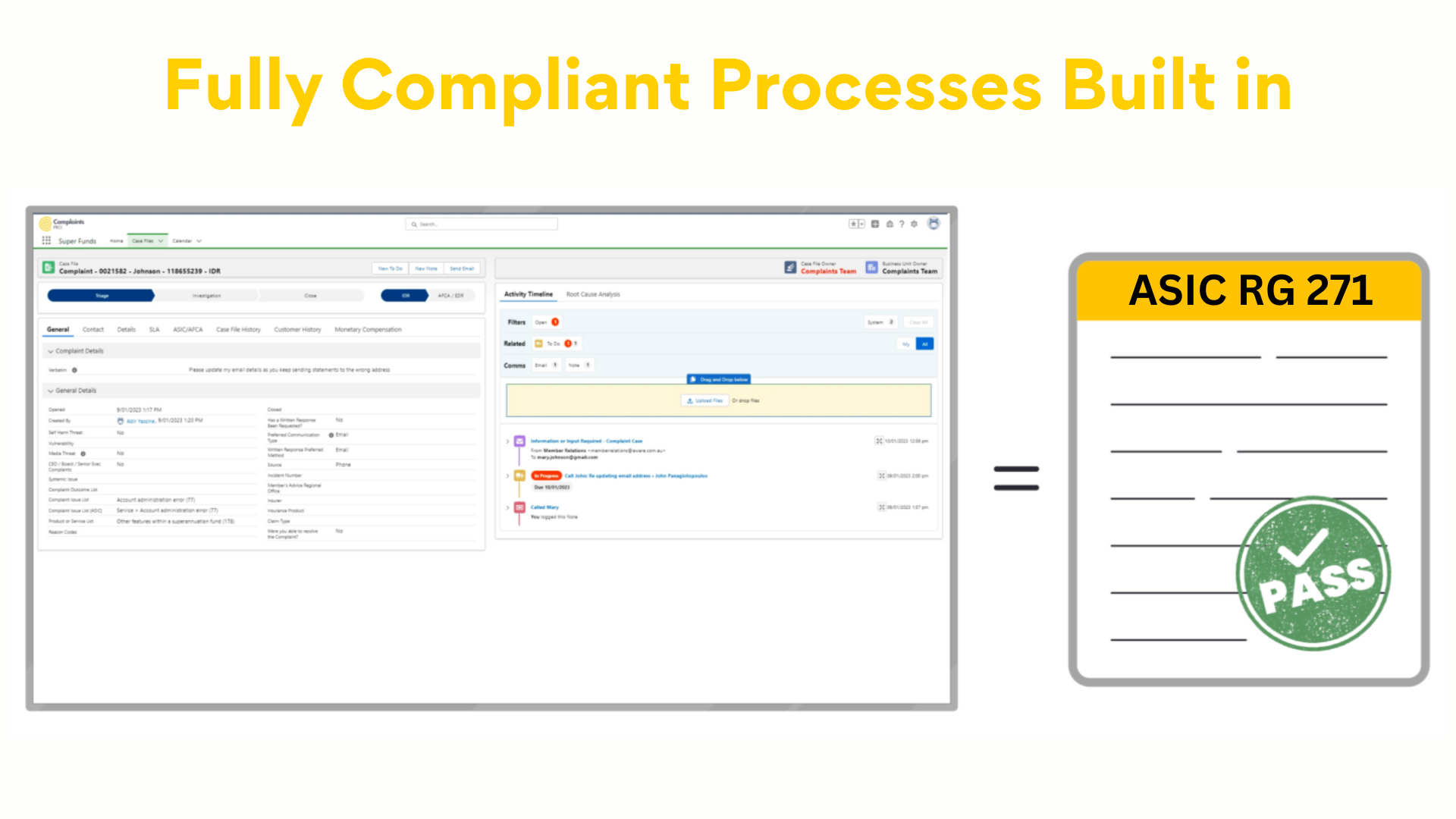 Fully Compliant Processes Built in (RG271)