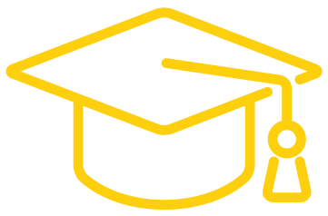 Industry Logo (Higher Education, Yellow)Artboard 1